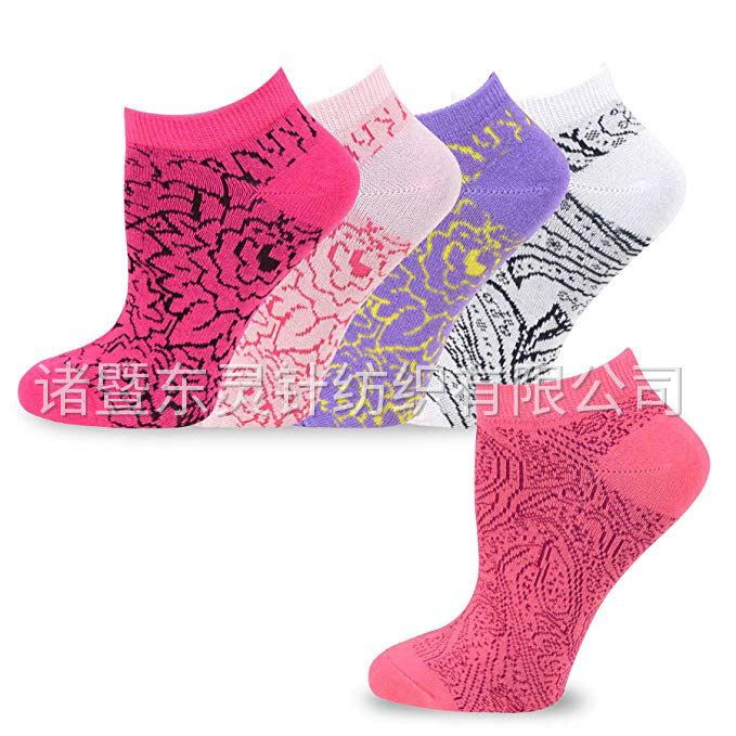 東(dōng)靈 時(shí)尚隐形/低(dī)剪裁趣味襪 12 雙裝 