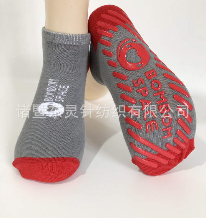 蹦床運動襪親子(zǐ)瑜伽襪按摩矽膠防滑襪