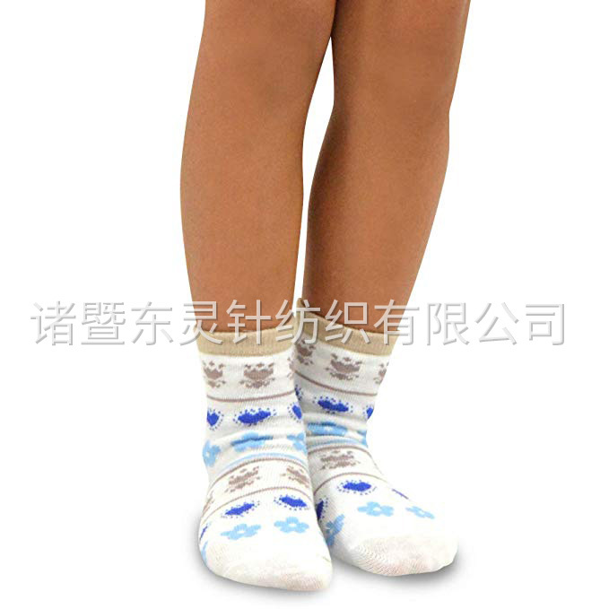 東(dōng)靈 女(nǚ)童棉質時(shí)尚趣味短(duǎn)襪 6 雙裝