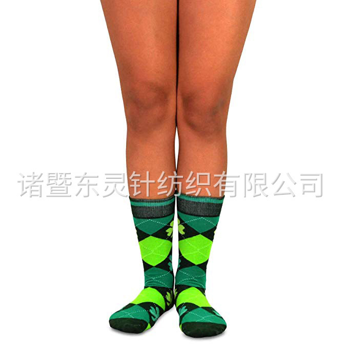 東(dōng)靈 棉質船(chuán)襪什(shén)錦5-pair 裝